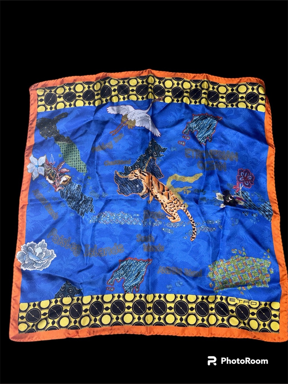 Women's ETRO Silk Scarf Italy Square NWOT